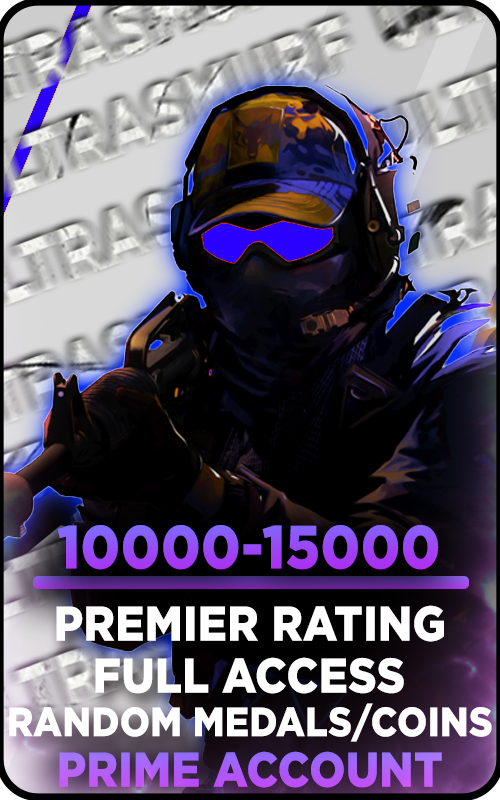 【CS2】Premier Account / 10000-15000 Premier Rating Original Email