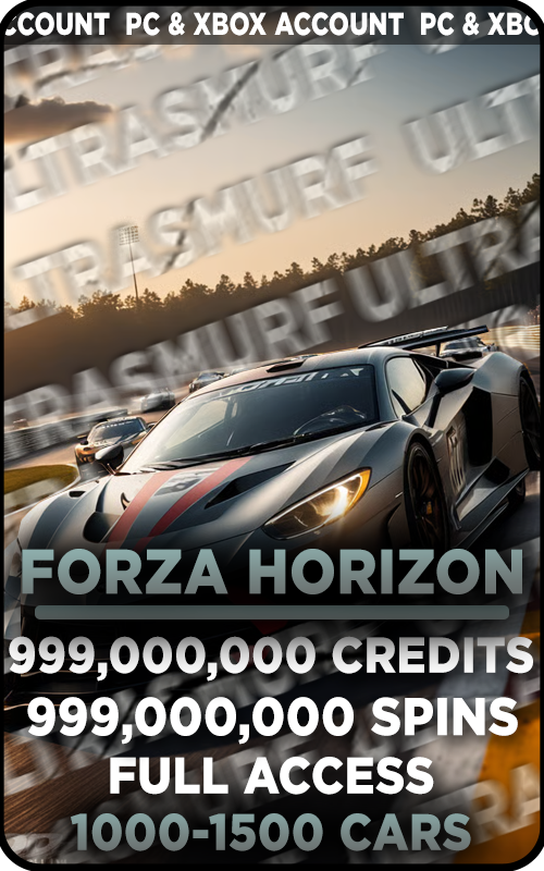 【PC/XBOX】999M+ Credits 999M+ Wheelspins FH5 Modded Account