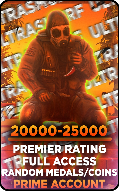 【CS2】Premier Account / 20000-25000 Premier Rating Original Email