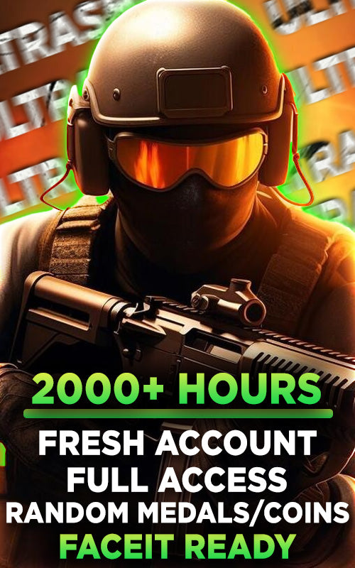 【CS2】2000+ Hours / Faceit Ready / Original Email