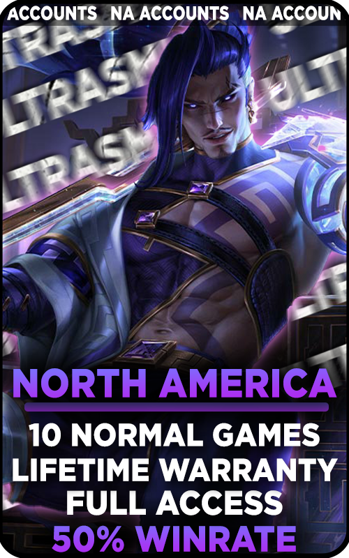 NA - 50%+ Winrate Ranked Ready Smurf Account (BAN SAFE)