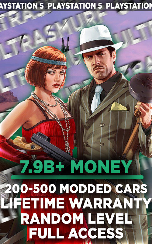 GTA V PS5 7.9 BILLION+ MODDED CARS CASH ACCOUNT