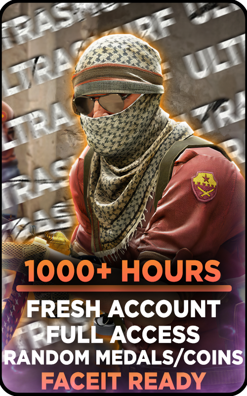 【CS2】1000+ Hours / Original Email / No Prime