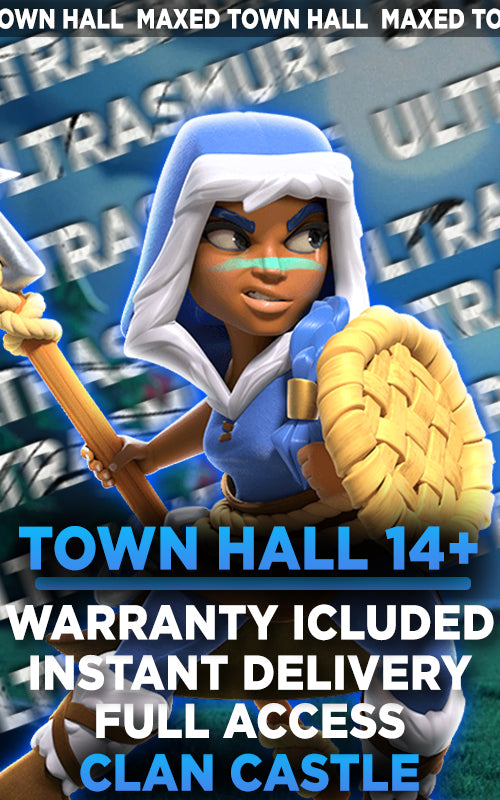 MAX CoC Town Hall 14+ Account