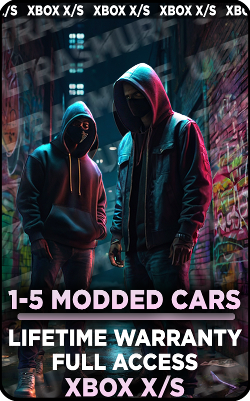 【XBOX X/S】1-5 Modded Cars Account