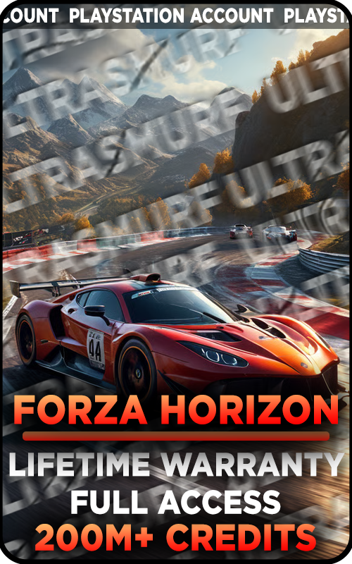 【PS5】50M-750M Credits FH5 Modded Account