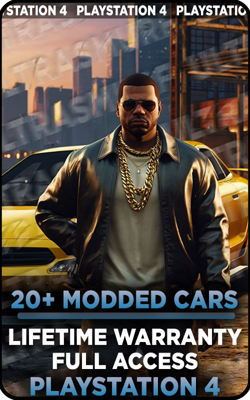 【PS4】20+ Modded Cars Account