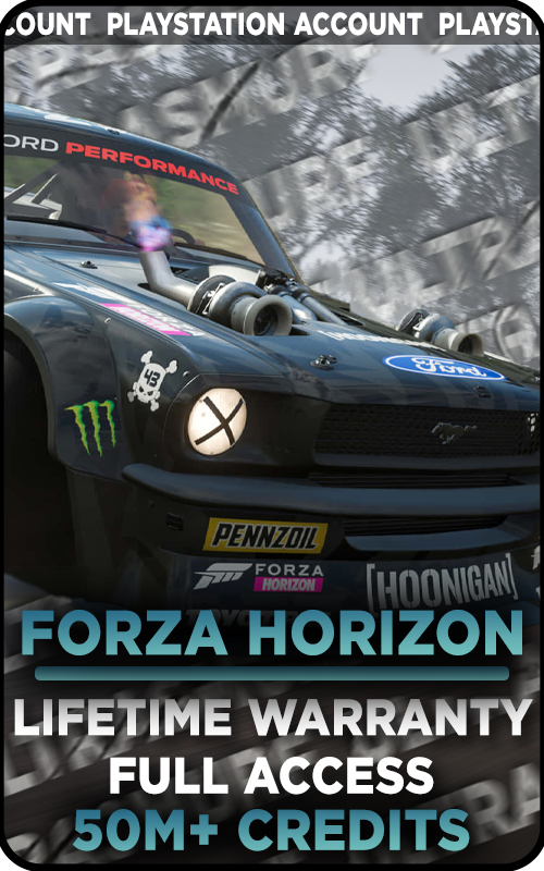 【PS5】50M-750M Credits FH5 Modded Account