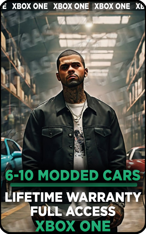 【XBOX 1】10+ Modded Cars Account