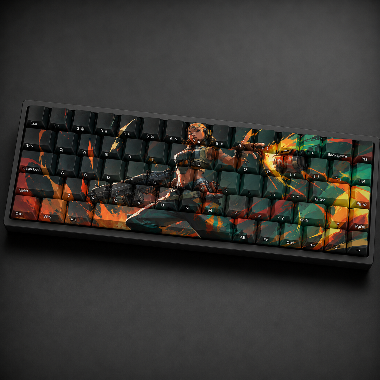Valorant Keycaps – 68 Keys | Choose Your Agent