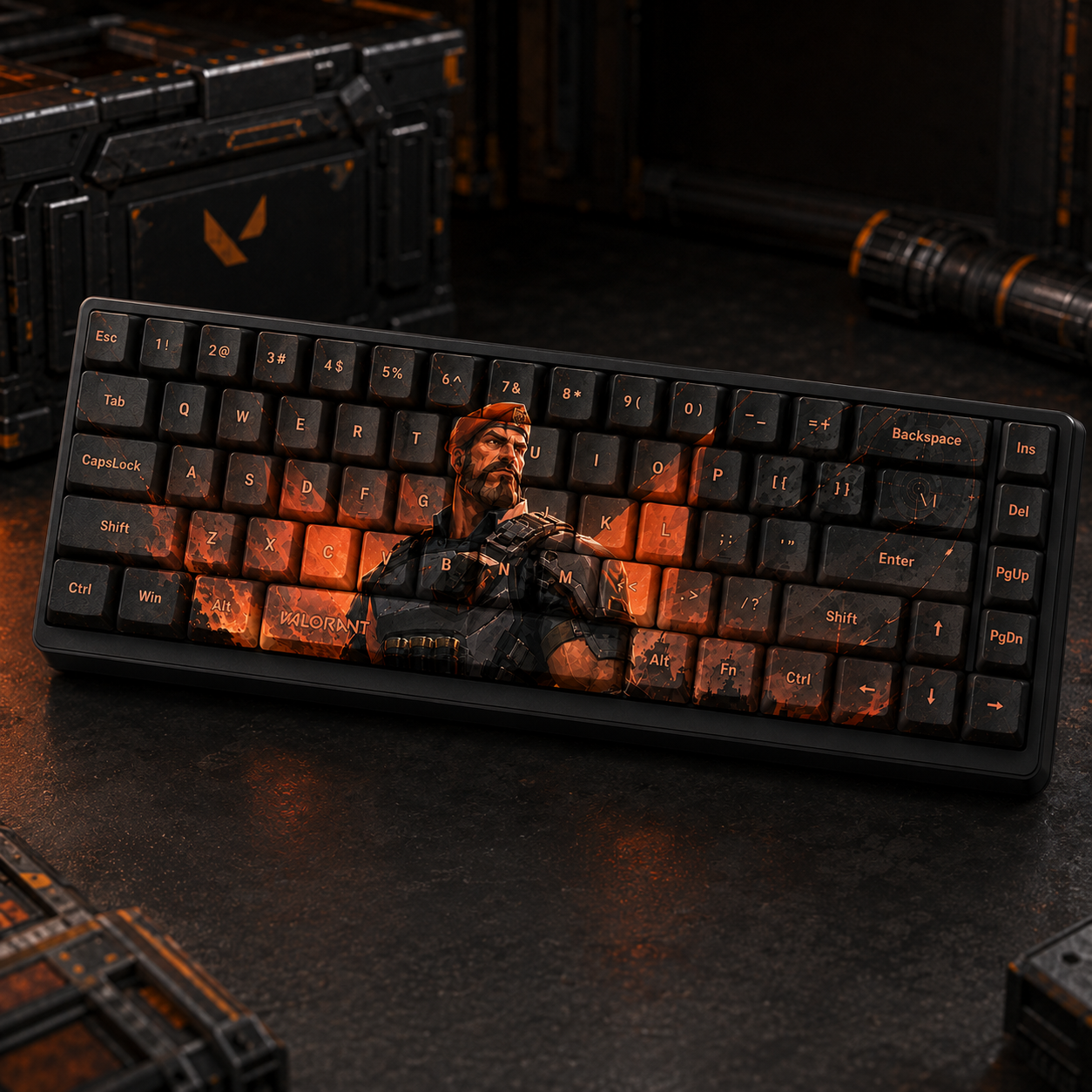 Valorant Keycaps – 68 Keys | Choose Your Agent