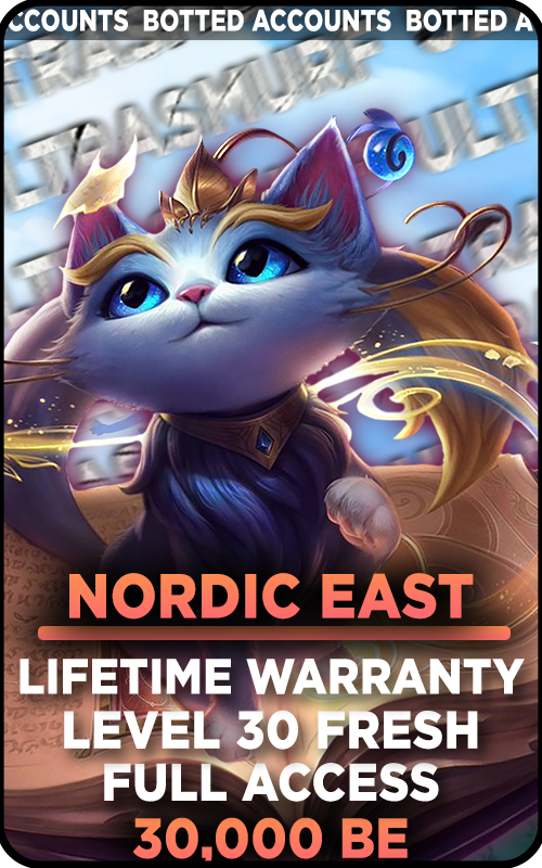 EUNE - 30,000+ Blue Essence Unranked Smurf Account