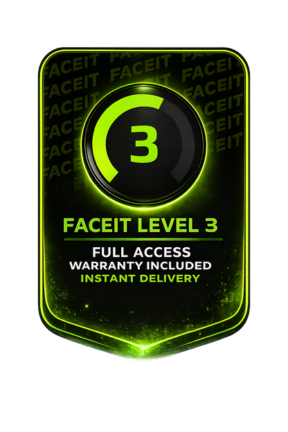 【CS2】FACEIT Level 1-10 Account