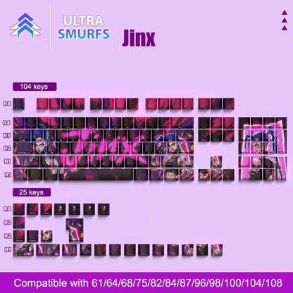 Jinx Keycaps - 129 Keys