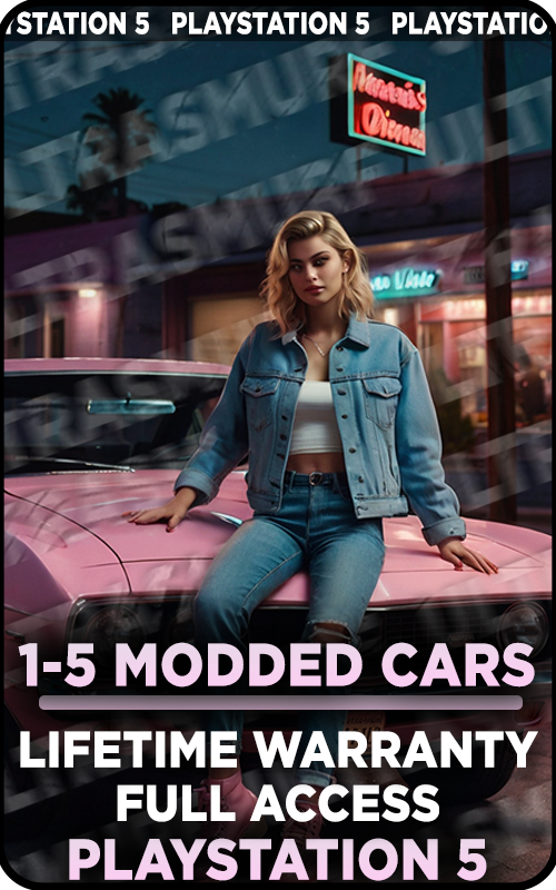 【PS5】1-5 Modded Cars Account