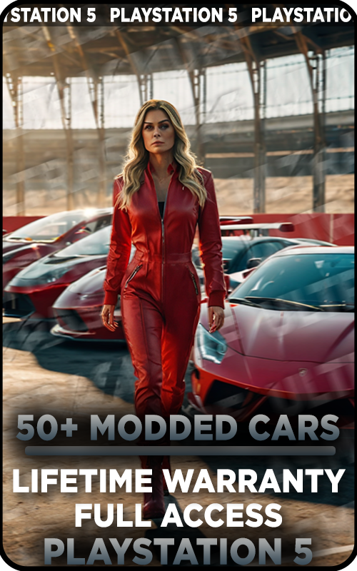 【PS5】50+ Modded Cars Account