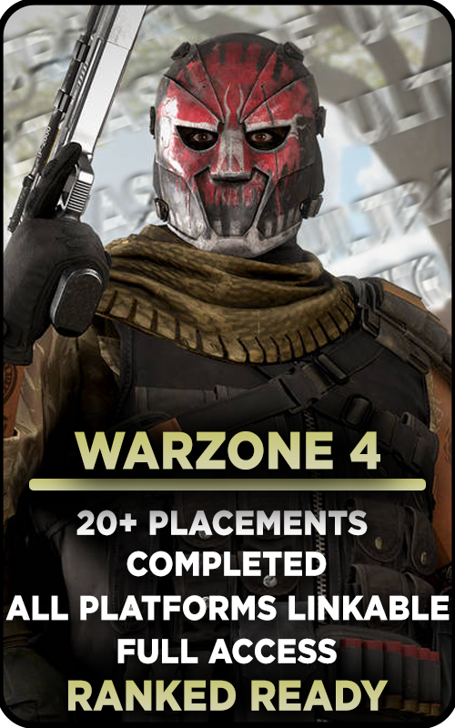 【WZ4】Ranked Ready Account PC/PSN/XBOX