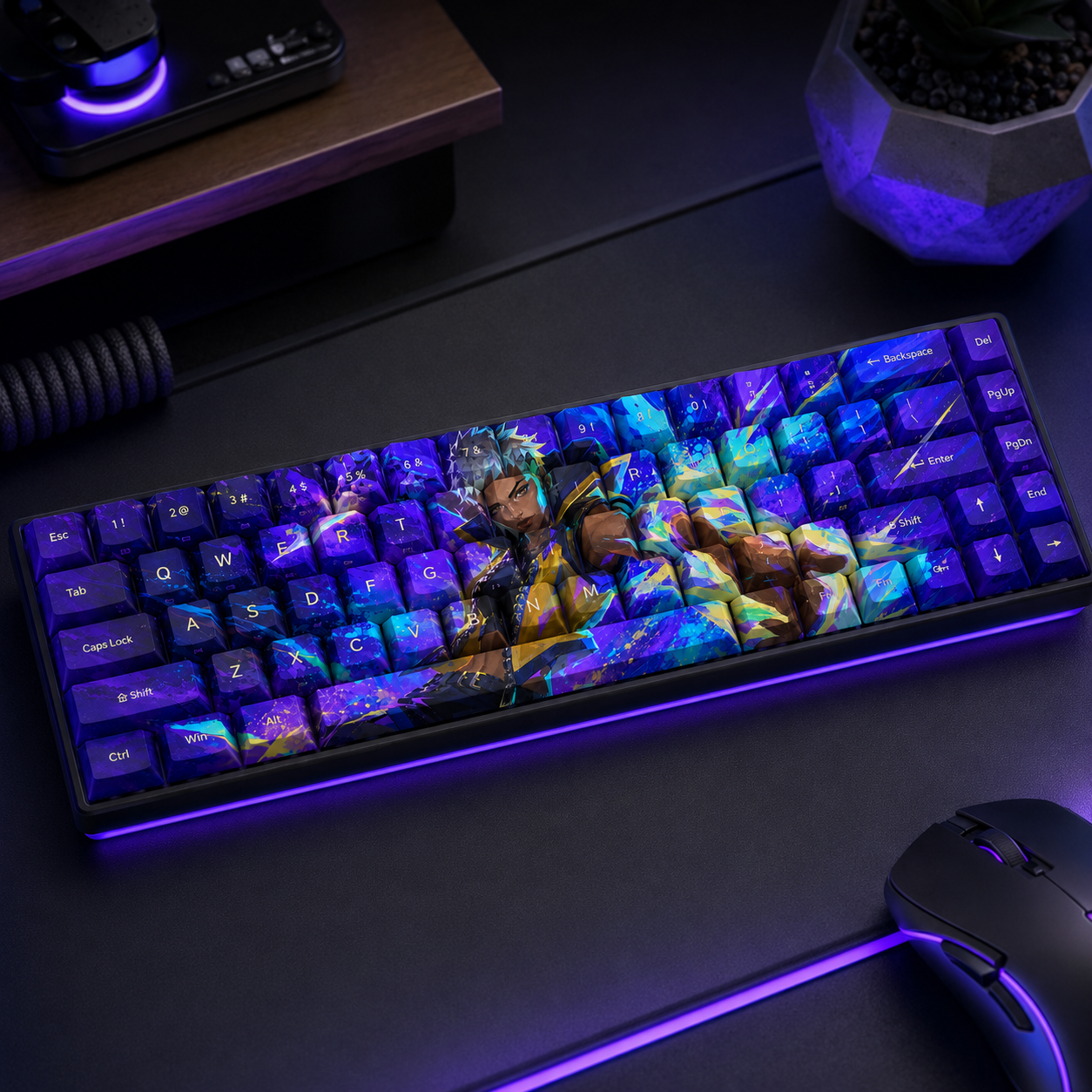 Valorant Keycaps – 68 Keys | Choose Your Agent