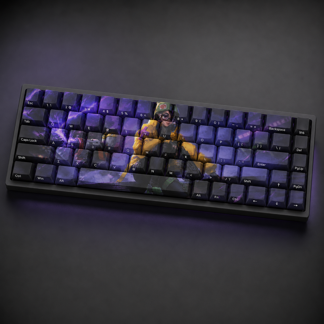 Valorant Keycaps – 68 Keys | Choose Your Agent
