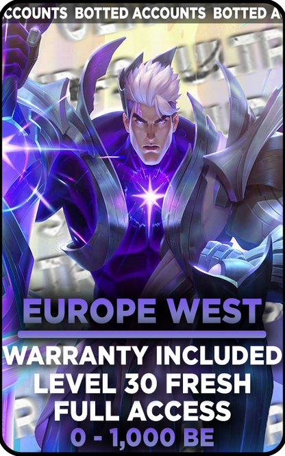 EUW - 0-70K Blue Essence Unranked Smurf Account (BAN SAFE)