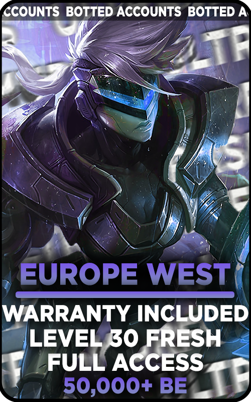 EUW - 0-70K Blue Essence Unranked Smurf Account (BAN SAFE)