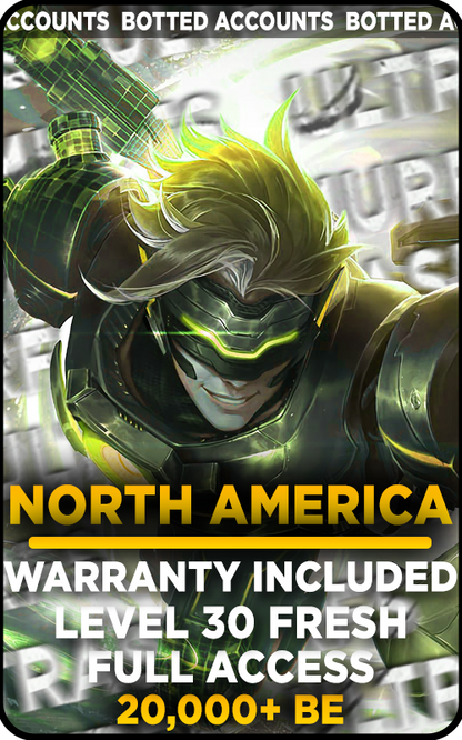 NA - 0-80K Blue Essence Unranked Smurf Account