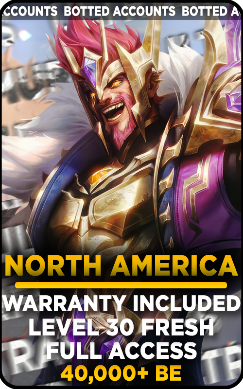 NA - 0-80K Blue Essence Unranked Smurf Account