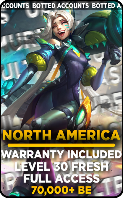 NA - 0-80K Blue Essence Unranked Smurf Account