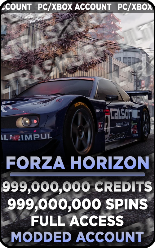 【PC/XBOX】999M+ Credits 999M+ Wheelspins FH6 Modded Account