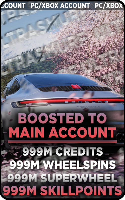 【PC/XBOX】Main Account Boosting FH6