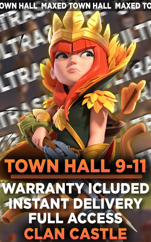 Compte MAX CoC Town Hall 9-11